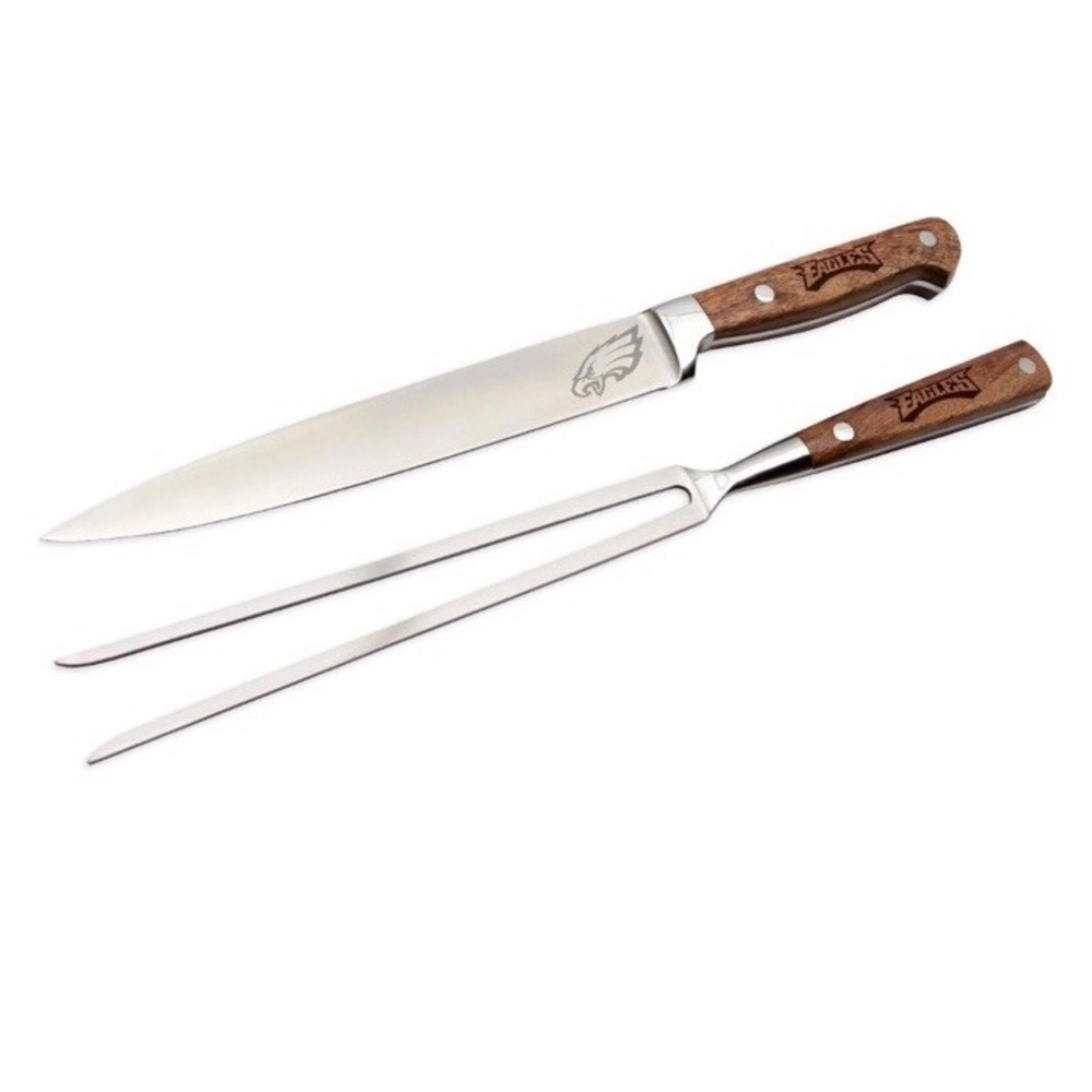 Philadelphia Eagles Carving Set 2 Piece Carving Knife set Factory‎ Sealed NEW
